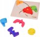 Jokomisiada Rakieta Puzzle drewniane Edukacyjna układanka dla dziecka ZA5370 3