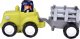 Budowlany Traktorek do Zabawy z Koparka Walec Przyczepa ZA5423 6