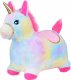 Pompowany konik kucyk skoczek tęczowy jednorożec pluszowy + pompka ZA5444 1