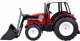 Duży Czerwony Traktor z Ruchomym Ramieniem i Wielkimi Kołami RC0666 3