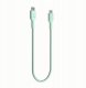 Kabel USB-C 2m 100W Greencell PowerStream Szybkie Ładowanie PD Mint Green 5