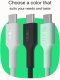 Kabel USB-C 2m 100W Greencell PowerStream Szybkie Ładowanie PD Mint Green 7
