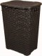 Kosz na bieliznę RATTAN 45l-biały 400x316x550 3
