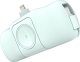 Mini powerbank Wozinsky WF16-YLS 5000mAh 15W Lightning z wbudowanym kablem USB-C i ładowarką do Apple Watch - zielony 1