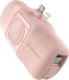 Mini powerbank Wozinsky WF16-YLS 5000mAh 15W Lightning z wbudowanym kablem USB-C i ładowarką do Apple Watch - różowy 1