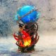 Figurka LED 3D Dragon Ball - Son Goku Anime 25cm Dekoracja Świecąca Braders 2