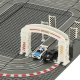 Coil Tor samochodowy wyścigowy policyjny elektryczny + 2 auta klocki konstrukcyjne GD-01 5