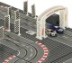 Coil Tor samochodowy wyścigowy policyjny elektryczny + 2 auta klocki konstrukcyjne GD-02 6