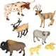 Figurki zwierzęta zoo zestaw do zabawy 28 el. 5