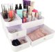 Organizer na kosmetyki szkatułka pojemnik kuferek na biżuterię z szufladami 3