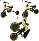 Rowerek trójkołowy TRIKE FIX V4 żółto-czarny z daszkiem 12