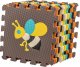 Mata edukacyjna piankowa puzzle zwierzątka kolorowa 85 x 85 cm 9 elementów kolorowa folia 3