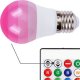 ŻARÓWKA RGB DISCO MINI KULA DYSKOTEKOWA + PILOT 2