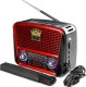 RADIO GŁOŚNIK BT USB PRZENOŚNE SOLAR AKUMULATOR 2