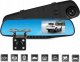 1TECH Wideorejestrator kamera REJESTRATOR JAZDY 1080P w lusterku W01 z kamerą cofania 0.2kg 7