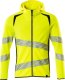 MASCOT Bluza z kapturem z zamkiem błyskawicznym ACCELERATE SAFE (kolor żółty hi-vis/czerń, rozmiar M) 1