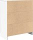 Komoda z szufladą Biała 71x35x84 cm Drewno klejone 8
