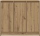 Komoda Artisan Dąb 85x34x76 cm Drewno klejone 6