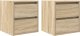 Szafki nocne ścienne 2 szt. Dąb Sonoma 38x34x40 cm 2