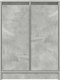 Komoda Betonowa Szara 57x34x76 cm Drewno klejone 6