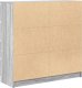 Komoda Szara Sonoma 100x35x99 cm Drewno klejone 8