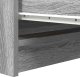 Komoda Szara Sonoma 100x35x99 cm Drewno klejone 10