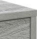 vidaXL Komoda z szufladą Szary Sonoma 80x34x76 cm Drewno klejone 9
