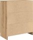 Komoda z szufladą Artisan Oak 71x35x84 cm Drewno klejone 8