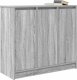 Komoda Szara Sonoma 85x34x76 cm Drewno klejone 4