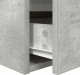 Szafka nocna wisząca Betonowa Szara 38x34x40 cm 10
