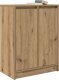 Komoda Artisan Oak 57x34x76 cm Drewno klejone 4