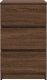 Szafka nocna z 3 szufladami Brązowy dąb 39x35x65 cm 6