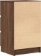 Szafka nocna z 3 szufladami Brązowy dąb 39x35x65 cm 8