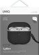 UNIQ Lyden DS - etui  ze sztucznej skóry do AirPods 4 czarne - Gwarancja bezpieczeństwa. Proste raty. Bezpłatna wysyłka od 170 zł. 2