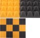 Bitmat Panele akustyczne pianki wygłuszające Piramidy 50x50x5cm 12szt 3m2 1