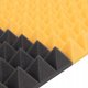 Bitmat Panele akustyczne pianki wygłuszające Piramidy 50x50x5cm 12szt 3m2 6