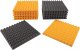 Bitmat Panele akustyczne pianki wygłuszające Piramidy 50x50x5cm 12szt 3m2 8
