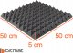 Piramida Pianka profilowana 50x50cm 10 sztuk panele do salonu ściana dźwiękochłonna 15