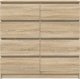 Komoda Sonoma Oak 100x35x99 cm Drewno klejone 6