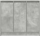Komoda Betonowa Szara 85x34x76 cm Drewno klejone 6