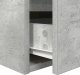 Szafki nocne ścienne 2 szt. Betonowy szary 38x34x40 cm 11