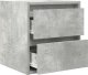 Szafki nocne ścienne 2 szt. Betonowy szary 38x34x40 cm 6