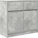 vidaXL Komoda z szufladą Betonowa szarość 80x34x76 cm Drewno klejone 2