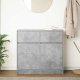 vidaXL Komoda z szufladą Betonowa szarość 80x34x76 cm Drewno klejone 3