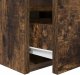 Szafki nocne ścienne 2 szt. Dąb wędzony 38x34x40 cm 11