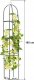 Metalowa pergola ogrodowa 195x38x38cm Okrągła podpora dla roślin pnących 2