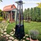 Parasol grzewczy Heckermann HS-PHM-H Czarny ogrzewacz tarasowy Piramida 4