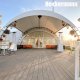 Parasol grzewczy Heckermann HS-PHM-H Srebrny ogrzewacz tarasowy Piramida 13
