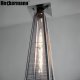 Parasol grzewczy Heckermann HS-PHM-H Srebrny ogrzewacz tarasowy Piramida 10