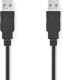Nedis CCGL60000BK50 kabel USB USB 2.0 5 m USB A Czarny 1